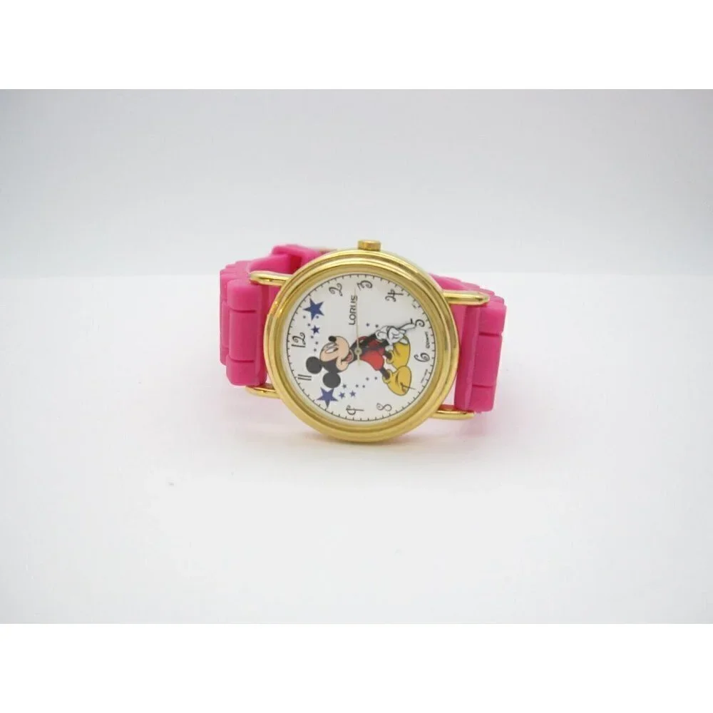 Women's Lorus Mickey Mouse Quartz WR Analog 31mm Dial Causal Round Watch (F96)